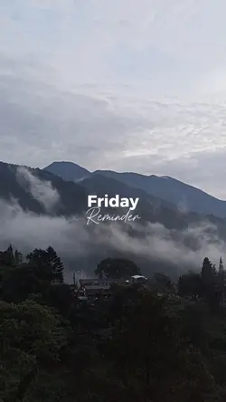 Friday reminder.