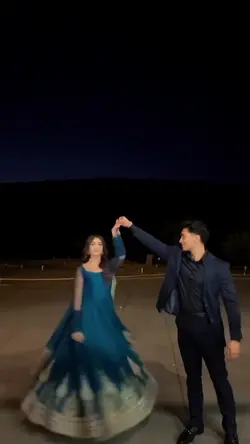 Couple twirl slowmo 