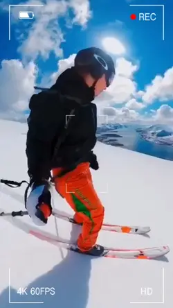 skiing