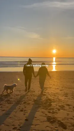 walking away