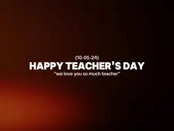 teacher's day