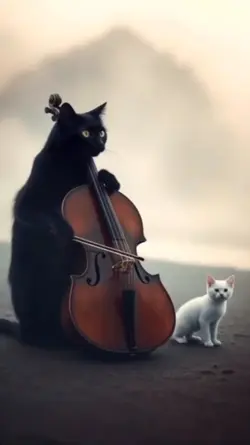 Violin cat meme 