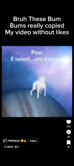 REPORT COPIED VIDEO!