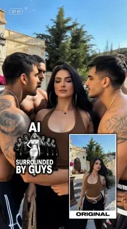 SURROUNDED BY GUYS