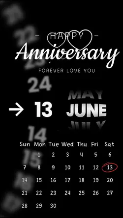 ANNIVERSARY 13 JUNE 