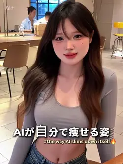 AIが自分で痩せる姿