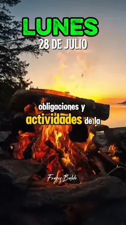 Lunes 28 de Julio