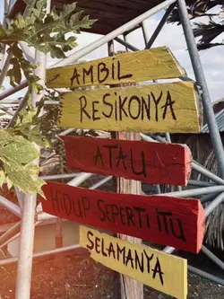 ambil resikonya atau