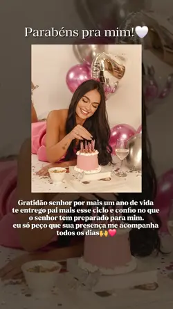 Parabéns pra mim