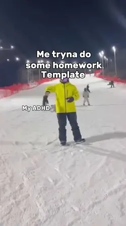 Skiing meme
