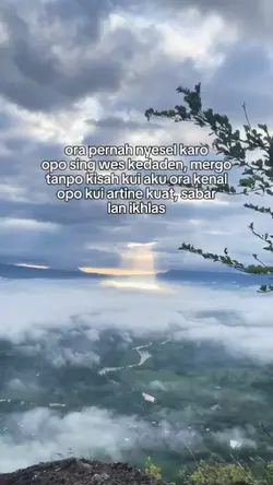ora pernah nyesel ka