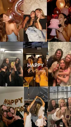 Birthday collage
