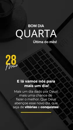 Quarta 28/05