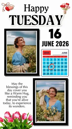 Tuesday 16 June 2026
