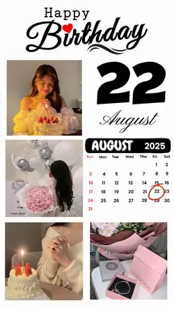 birthday 22 August 