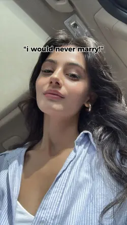 i would never marry!