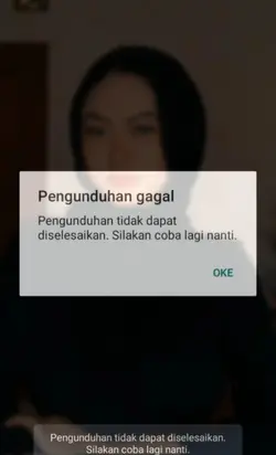 gagal unduh