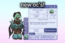 new ocs!