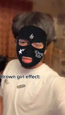 Brown girl effect🥱🥱
