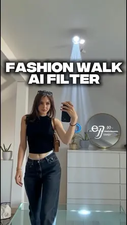 Fashion model walk 🔥