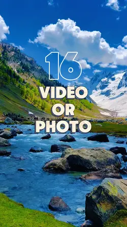 16 video or photo 