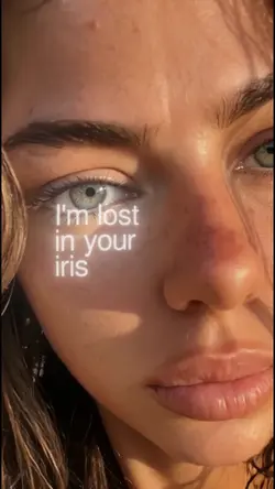 Lost in your iris 👁️