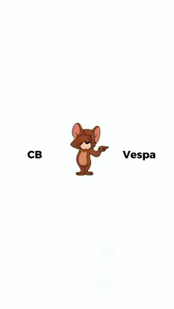 CB  Vespa vs