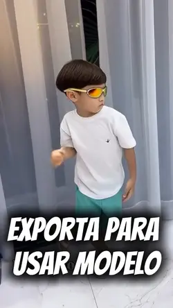 Criança dançando ia