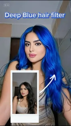 Deep Blue
Hair filte