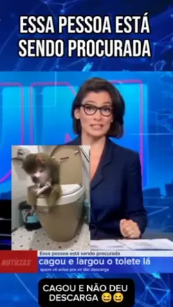 cagou e não  limpo 
