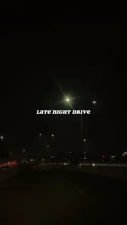 late night drive✨