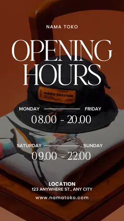 opening hours