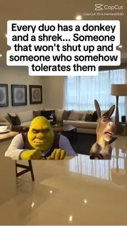 Shrek and donkey