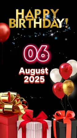 birthday 6 August 