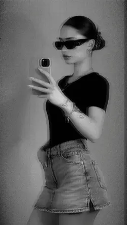black white