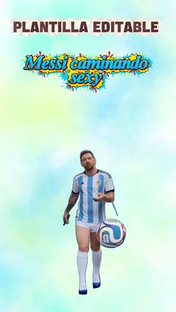 Messi camina sexy 