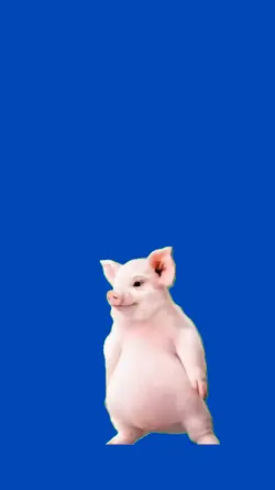 Cerdito bailando 