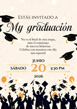 mi graduación 