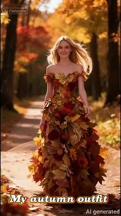 Autumn outfit model