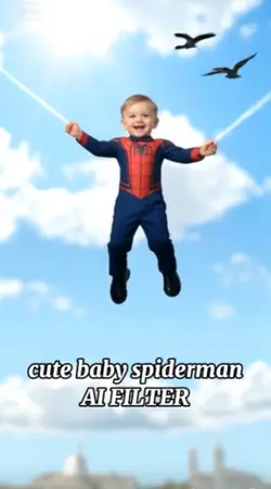 baby spiderman