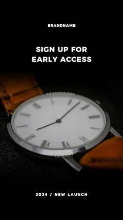 Fashion Watch Template
