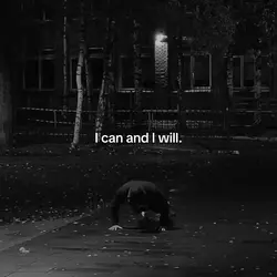 I CAN AND I WILL