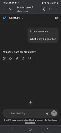 asking chatgpt 
