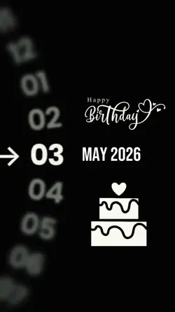 Birthday my love 
