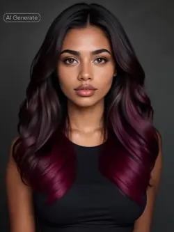 burgundy hair color