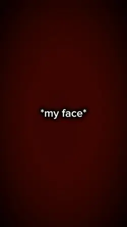 my face vs her face