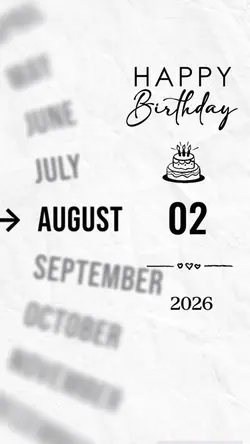 Birthday 2 August