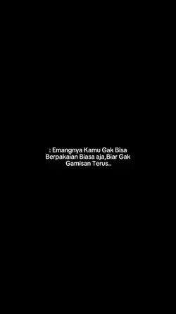 Aku bisa kalau aku