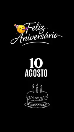 FELIZ ANIVERSÁRIO 