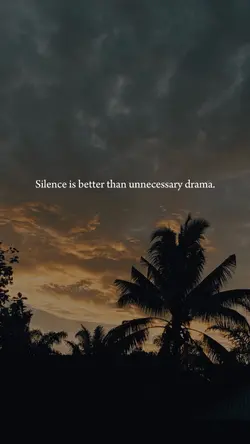 Silence is better😎